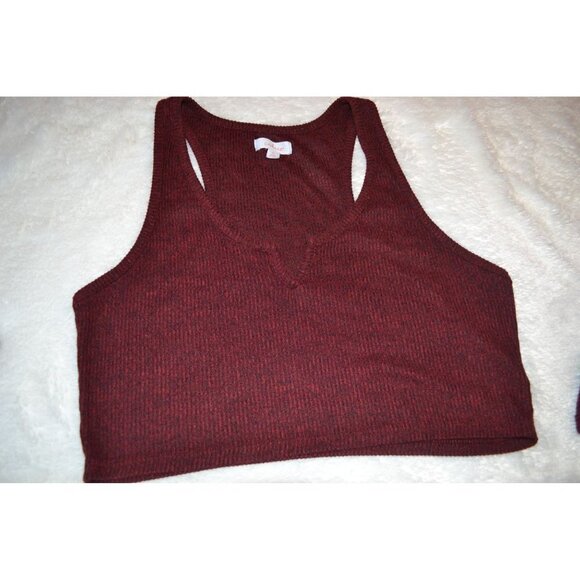 Colsie - 2 Piece Ribbed Short and Crop Top Sleep Set - Size XL - Picture 2 of 7